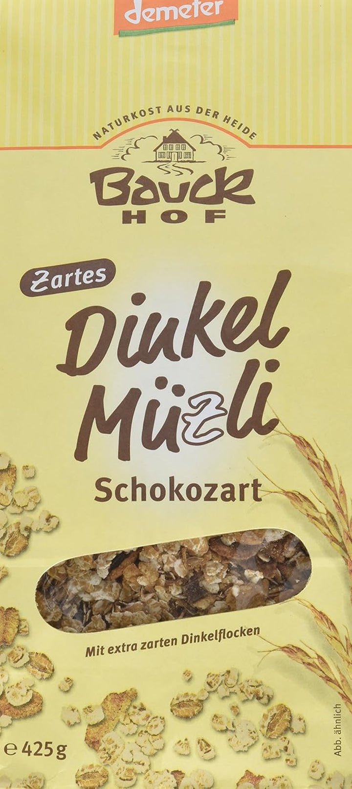 Bauck HOF Dinkelmüsli Schokozart, 425G (1Er Pack)