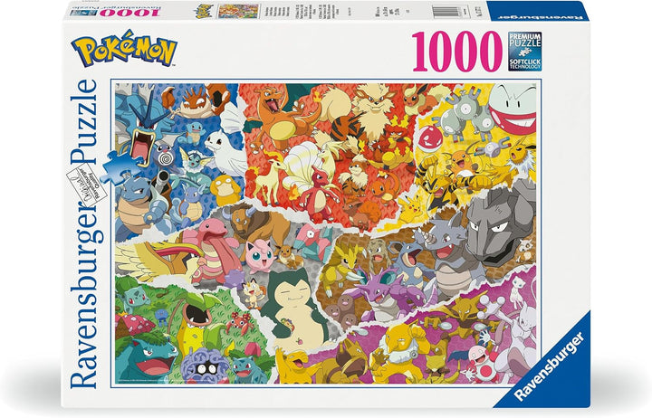 Ravensburger Puzzle 12000832 - Pokémon Adventure - puzzle jigsaw Pokémon de 1000 de piese pentru adulți și copii de peste 14 ani