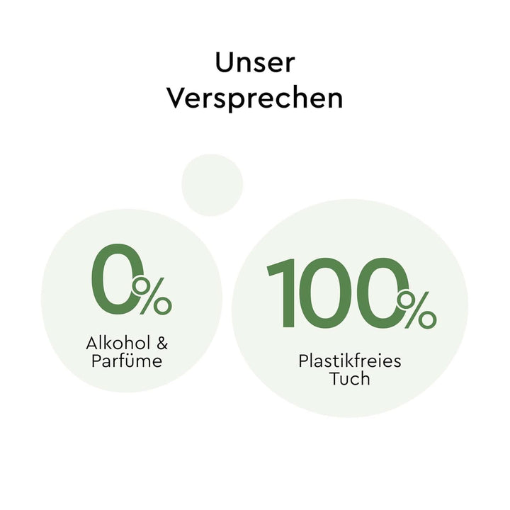 LILLYDOO Green Natürliche Feuchttücher, 600 Stück (10 X 60), 100% Plastikfreies Tuch, Ohne Parfüme (FSC Mix)