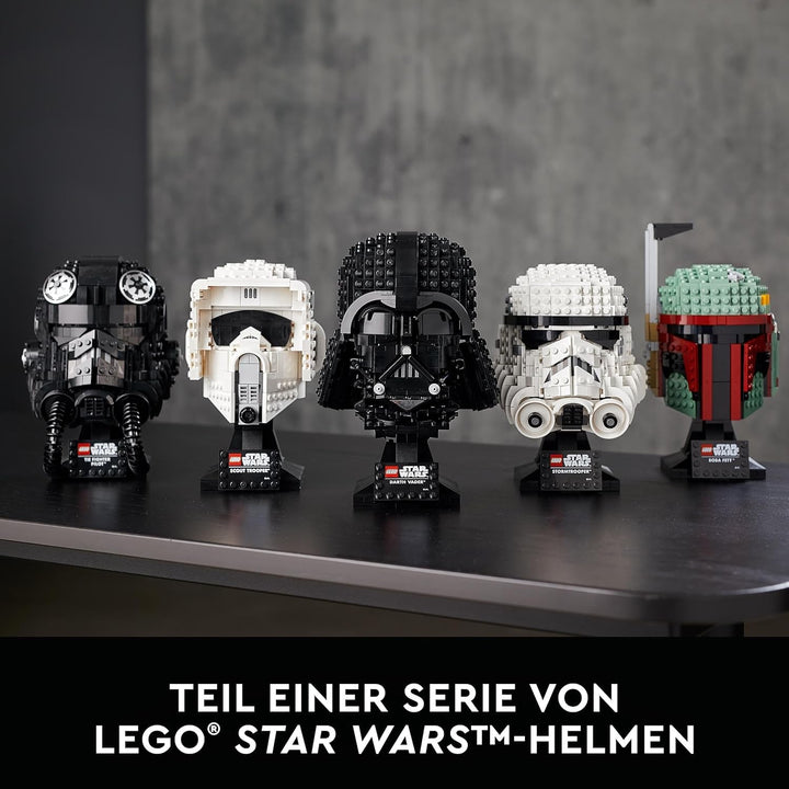 LEGO Star Wars Darth Vader Helmet, set de construcție pentru adulți, idee de cadou pentru bărbați, femei, el sau ea, model de colecție de construit și expus 75304