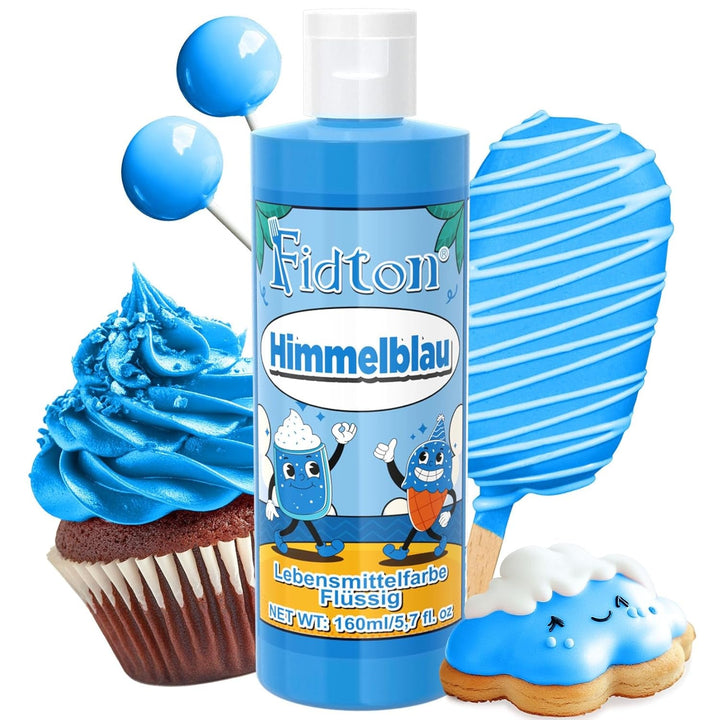Lebensmittelfarbe Gel - Fidton 12 Farben Hochkonzentrierte Lebensmittelfarben, Food Coloring Set Für Lebensmittel Farben, Fondant, Essbare Tortendeko, Eier Färben, Backen, Glasur, Makronen - 6 Ml