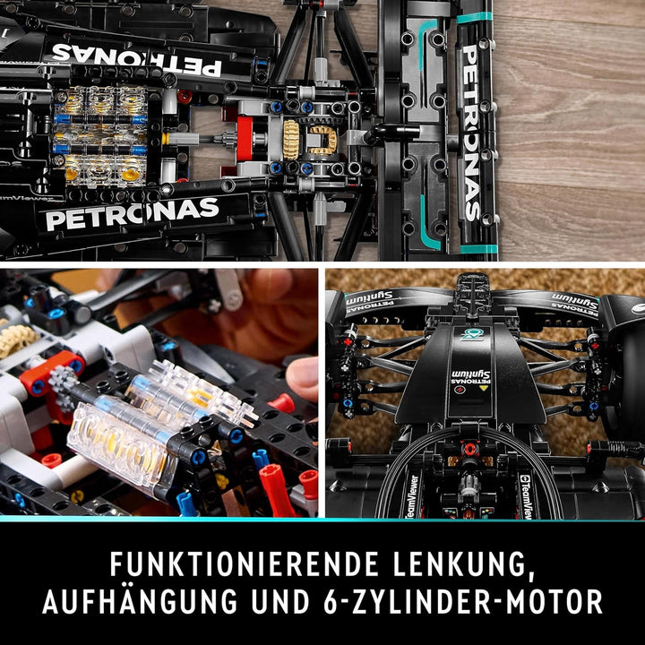 Set de performanță LEGO Technic Mercedes-Amg F1 W14 E pentru adulți, model de mașină de curse la scară, obiecte de colecție pentru casă sau birou, cadouri Formula 1 pentru bărbați, femei 42171