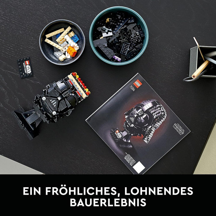 LEGO Star Wars Darth Vader Helmet, set de construcție pentru adulți, idee de cadou pentru bărbați, femei, el sau ea, model de colecție de construit și expus 75304