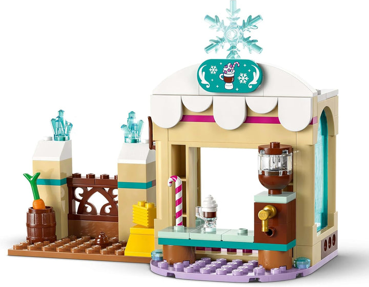LEGO Ç€ Disney Frozen Anna's Sleigh Adventure, Jucărie de construcție și Playset de fantezie, Suport de ciocolată cu Anna, Kristoff, Olaf și Sven Mini Dolls, Jucărie de prințesă pentru fete de la 4 ani 43256