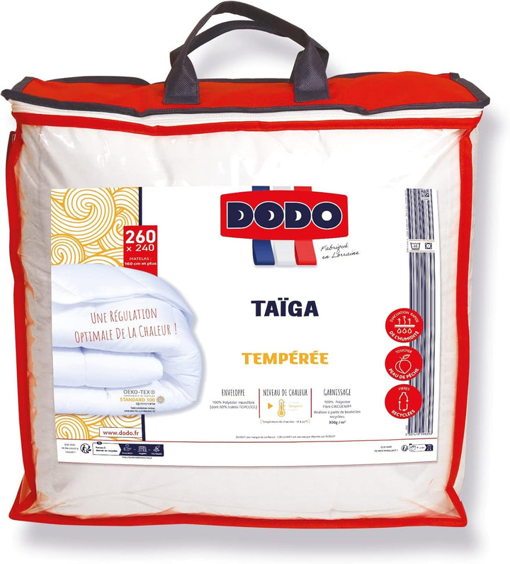 DODO plapumă matlasată sintetică, temperată, Taiga 240/260