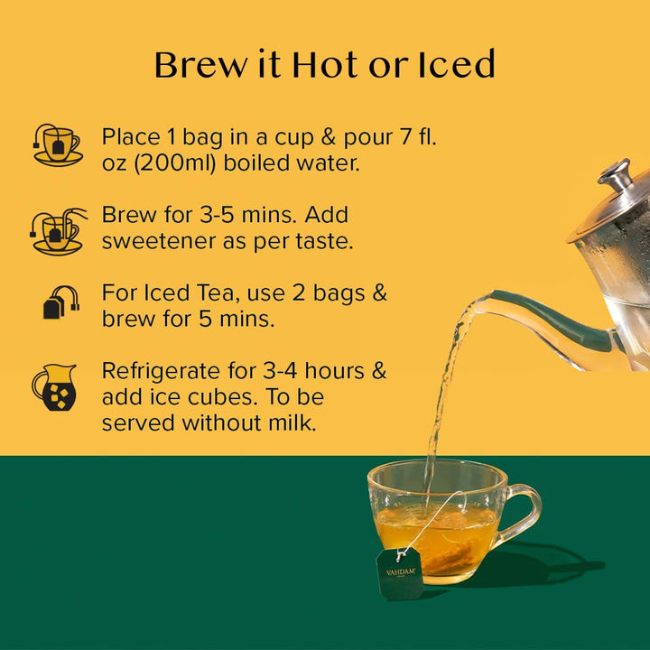 , Organic Turmeric Ginger Herbal Tea Bags (18 Count) Caffeine Free, Gluten Free | 100% Pure Herbal Blend - Earthy & Savory | Eco-Friendly Individually Wrapped Tea Bags | Direct from Source Tea USA Naty Shop