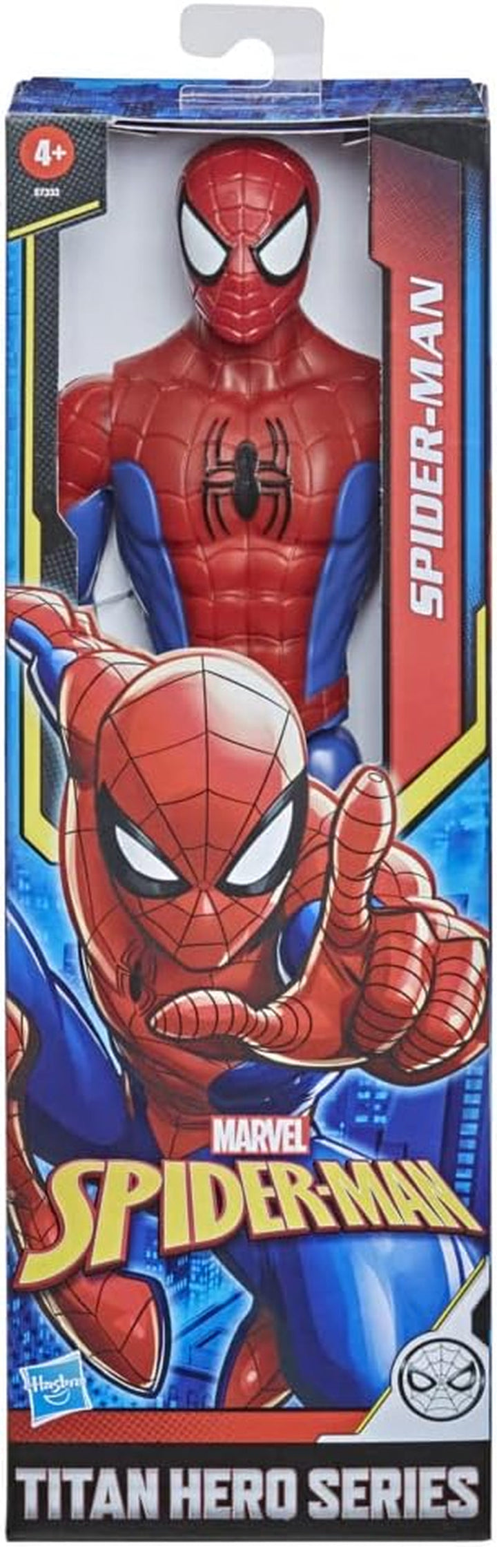 Marvel Titan Hero Series Spider-Man Action Figure, supererou înalt de 30 cm, cu membre mobile, compatibil cu alte jucării Spider-Man, pentru copii de peste 5 ani