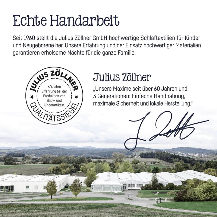 Julius Zöllner Stilltuch Aus 100 Prozent Jersey-Baumwolle, OEKO-TEX STANDARD 100, Made in Germany, Uni Tan