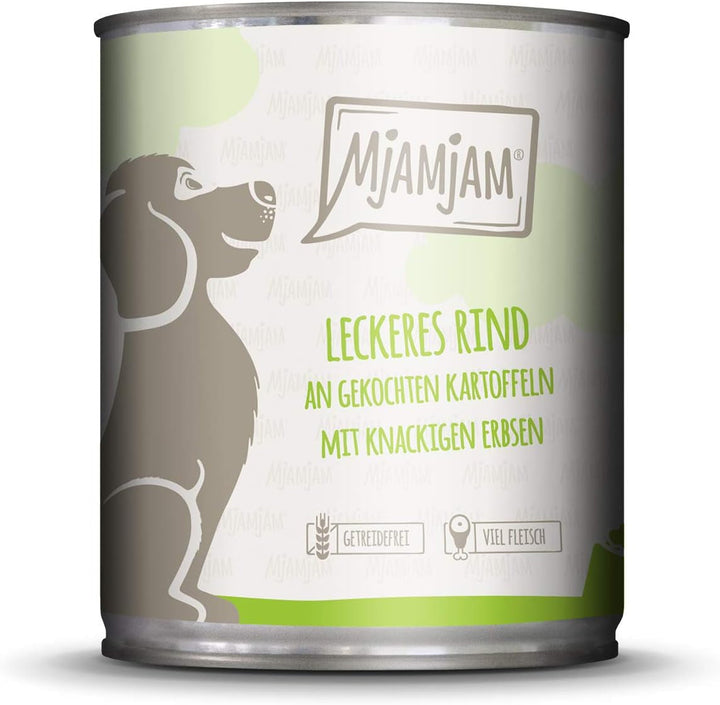 Mjamjam - Hrană umedă premium pentru pisici - Rață și pasăre fină cu morcovi delicioși, 1 pachet (1 X 400 G), fără cereale cu extra carne