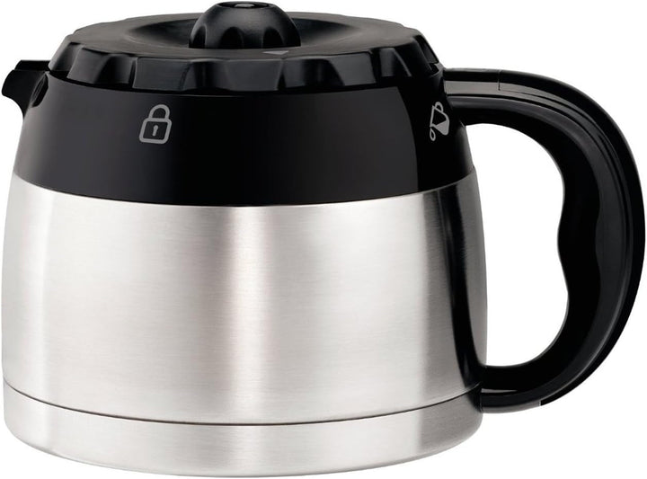 Moulinex FT360811 Cafetieră termică Subito oțel inoxidabil, negru