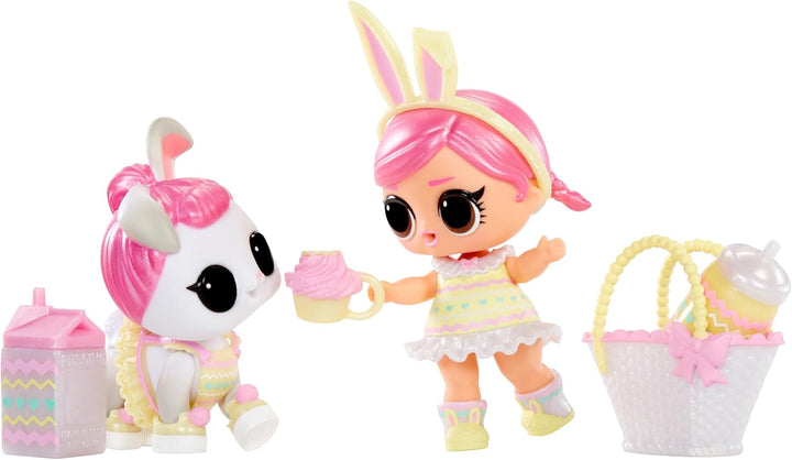 L.O.L. Surprise! 523963-EUC Pastel Party Hops Tot-1 Ediție specială 6 surprize, inclusiv modă și accesorii magice de primăvară, două păpuși de colecționat, pentru copii de 4 ani și peste