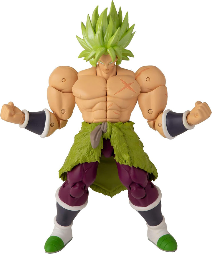 BANDAI - Dragon Ball Super - Figurine Dragon Stars 17 Cm - Super Saiyan Broly - Figura articulată Broly - Licența oficială Dragon Ball - Jucărie pentru copii 4+ ani - 36190J