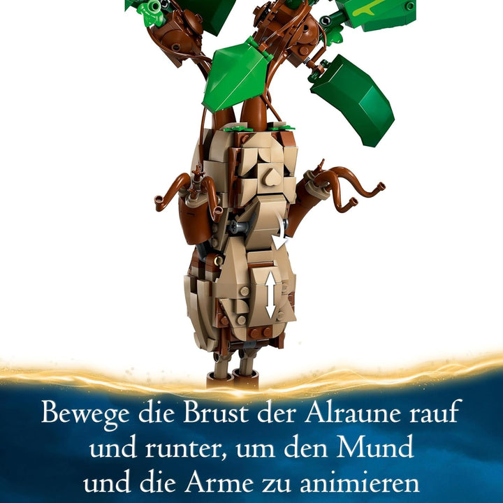 LEGO Harry Potter Magic Potion Plant: Mandrake, jucărie plantă cu ghiveci, cadou magic pentru fete, băieți și toți fanii, set de joacă pentru copii imaginativi, decorațiuni interioare 76433