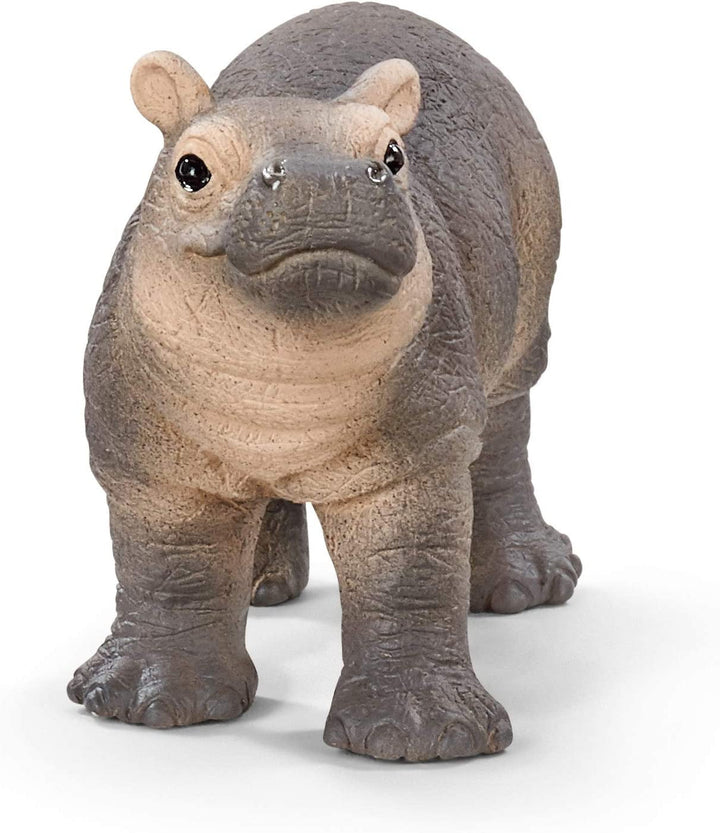 Schleich 14831 Hippopotam tânăr, pentru copii cu vârsta peste 3 ani, WILD LIFE - figurină de joacă