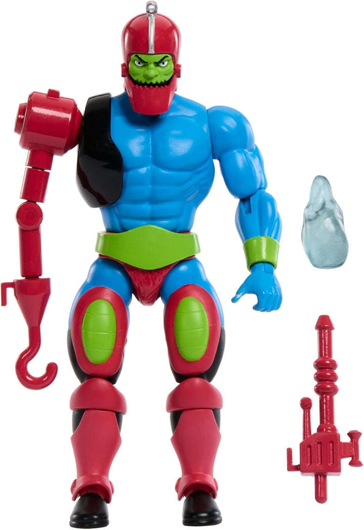 MASTERS of the UNIVERSE Action Figures - Colecție cu He-Man și Skeletor, 14 cm, 16 articulații, ambalaj retro, broșură mini-comic, pentru colecționari și copii de la 6 ani, HKM77