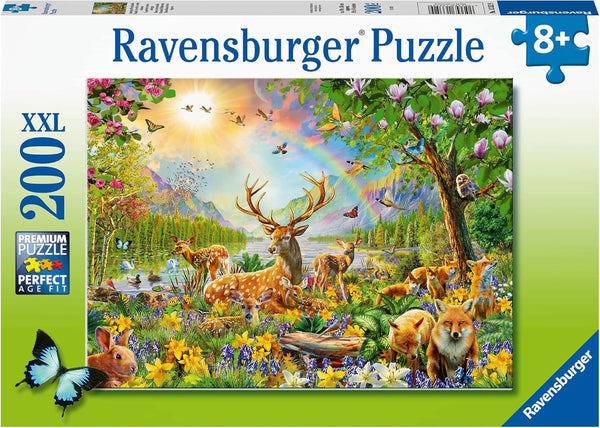 Ravensburger Puzzle jigsaw pentru copii - 13352 Familie de căprioare grațioase - puzzle jigsaw de 200 de piese pentru copii cu vârsta de 8 ani și peste