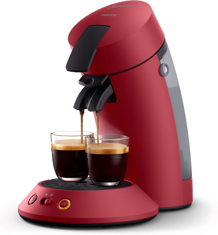 Philips Senseo Original Plus, aparat de cafea cu doze (selecție a intensității cafelei, tehnologie coffee boost, fabricat din plastic reciclat), Mint, (CSA210/20)