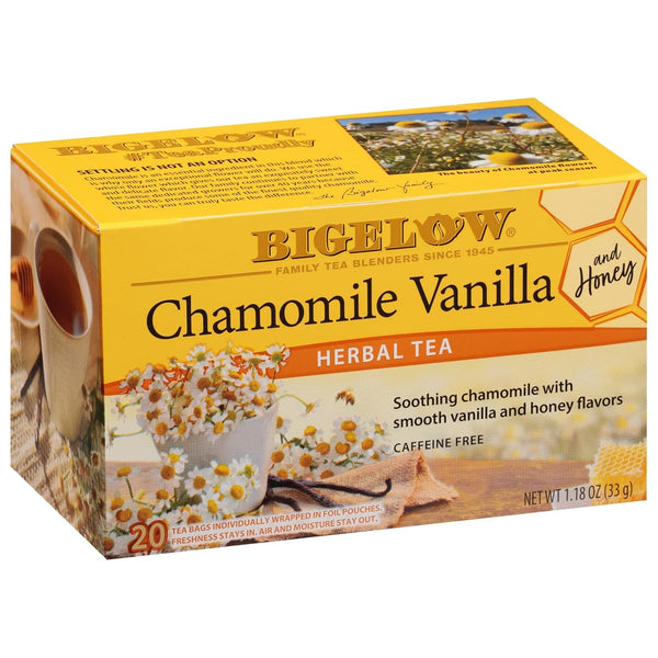 Chamomile Vanilla with Honey Herbal Teabags Box, Caffeine Free, 20 Count, Pack of 6 Tea USA Naty Shop Default Title
