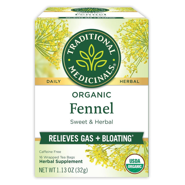 Organic Fennel Tea, 16 Count Tea USA Naty Shop 16 Count (Pack Of 1)