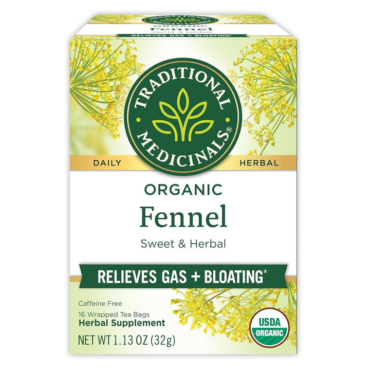 Organic Fennel Tea, 16 Count Tea USA Naty Shop 16 Count (Pack Of 1)