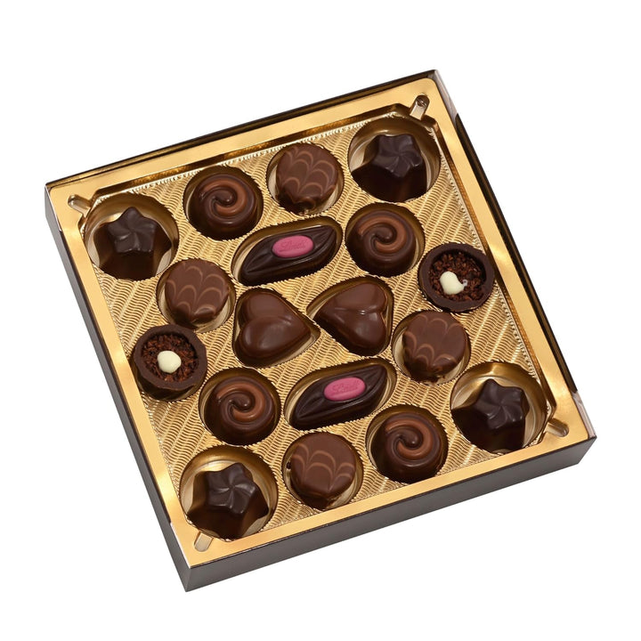 Lindt Schokolade - Feinherbe Mini Pralinés | 90 G | Pralinen-Schachtel Mit Je 18 Pralinen in 6 Köstlichen Sorten | Pralinengeschenk | Schokoladengeschenk