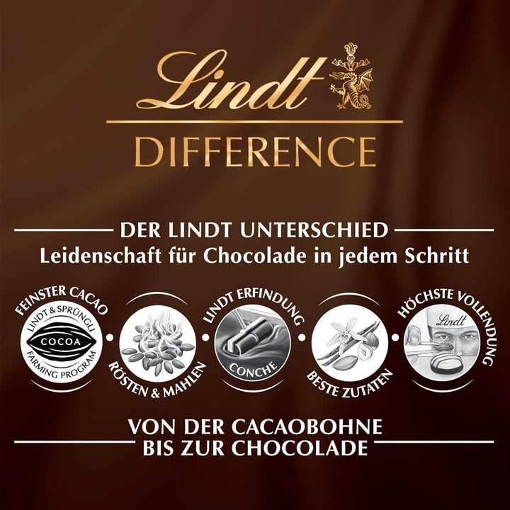 Lindt Schokolade Les Grandes Salz-Mandel | 150 G Tafel | Gesalzene Mandeln Und Karamellisierte Mandel-Stückchen in Feinherber Schokolade | Schokoladentafel | Schokoladengeschenk