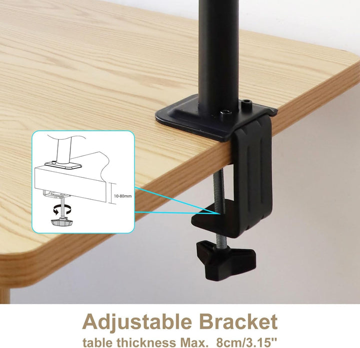 Suport pentru pat de birou pentru pisici, peșteră din lemn pentru masă, cu suport metalic rotativ, reglabil pe înălțime, pernă moale și pufoasă, paturi pentru pisici, pentru biroul de acasă