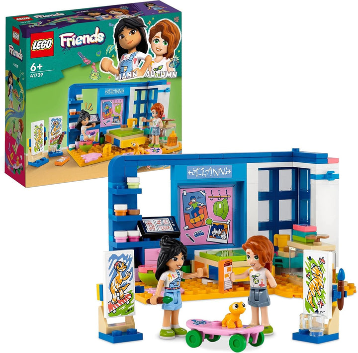 LEGO 41739 Friends Camera lui Liann, mini jucărie cu tematică artistică, cadou mic de colecție cu mini păpuși Liann, Autumn și Pet din seria 2023