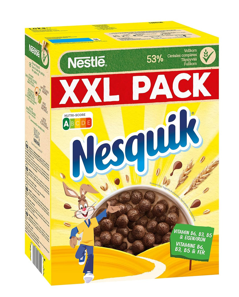 Nesquik Crispy Breakfast, Ciocolată Cereale cu făină integrală, 1 Kg