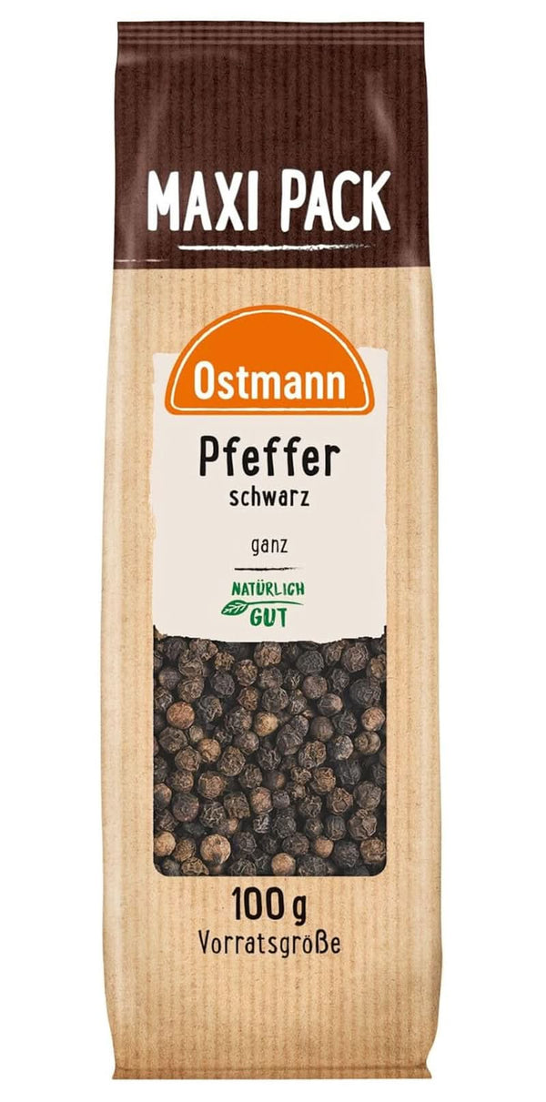 Ostmann - Boabe de piper negru întregi, 100 grame