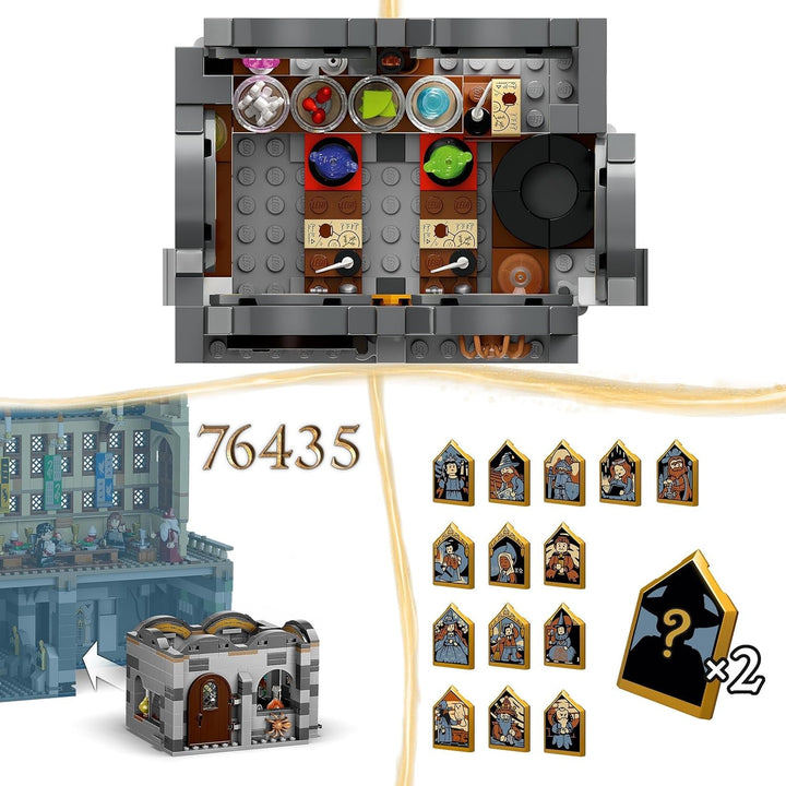 Castelul Hogwarts LEGO Harry Potter: Clasa de Poțiuni, Jucărie Fantasy, Clasă construibilă, Idee de cadou pentru băieți, fete și toți fanii, cu Hermione Granger și Severus Snape 76431