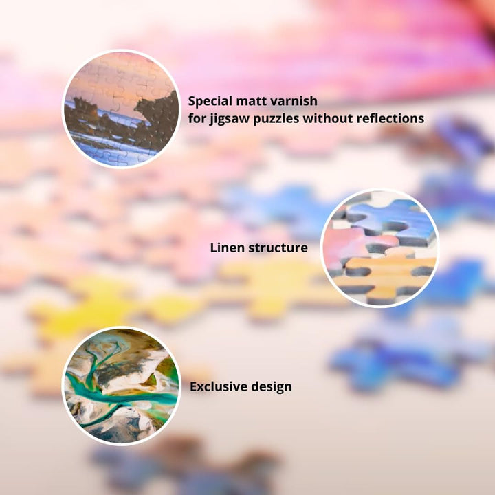 Schmidt Spiele Casa de pe plajă, puzzle jigsaw 1.000 piese
