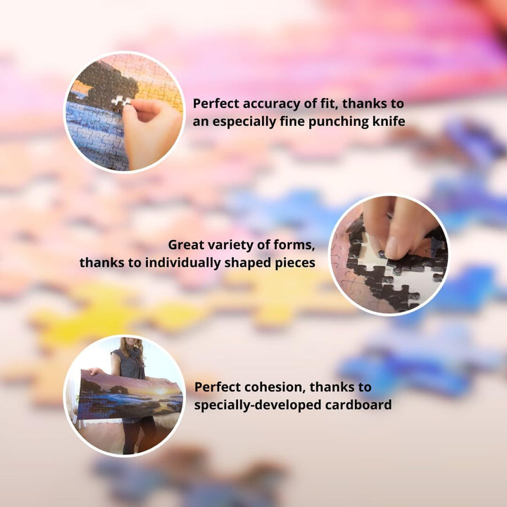 Schmidt Spiele Casa de pe plajă, puzzle jigsaw 1.000 piese