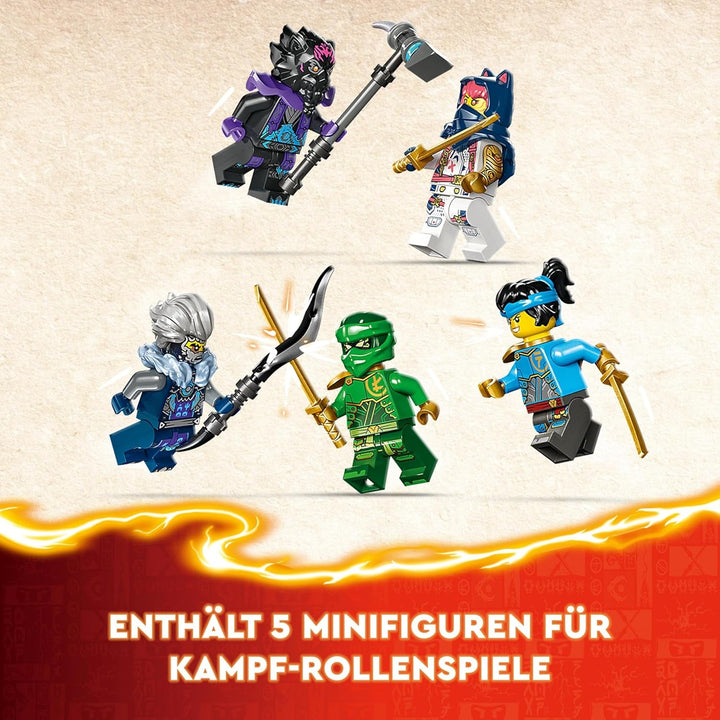 LEGO NINJAGO Egalt Maestrul Dragon, Set Ninja cu jucărie Dragon și 5 figuri, inclusiv Lloyd și NYA, Maestrul Dragon, cadou pentru băieți și fete de la 8 ani 71809