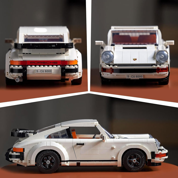 LEGO Icons Porsche 911 model de mașină pentru adulți, kit model de mașină de curse pentru a colecta 10295