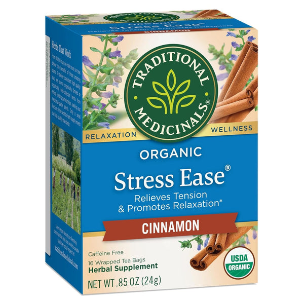 Tea Cinnamon Stress Ease Organic, 16 Ct Tea USA Naty Shop Default Title