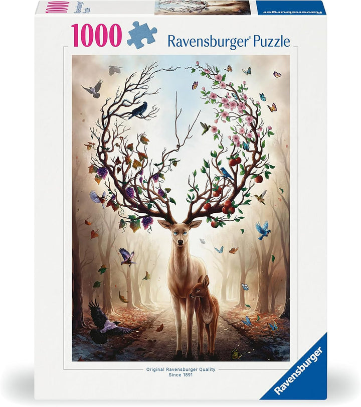 Ravensburger Puzzle 12000459 - Cerbul Magic - Puzzle de 1000 de piese pentru adulți și copii de la 14 ani, puzzle cu motiv de cerb