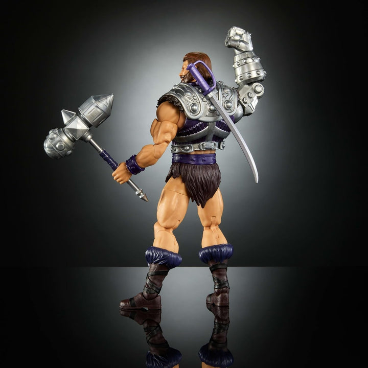 Masters of the Universe Masterverse Action Figure Aprox. 18 Cm, New Eternia Fisto, MOTU Toy Hero With Iron Fist, 30 Movement Points, JBP76, [Multicolor]