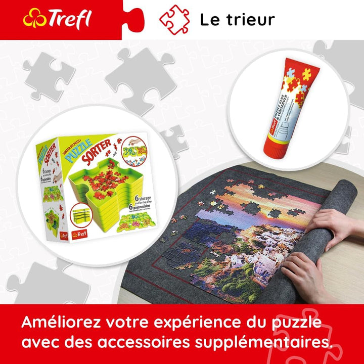 Trefl - Puzzle 2In1: Relaxare de vară - 2 X 500 piese - Set de două puzzle-uri, DIY, Divertisment creativ, Pentru adulți și copii de 10 ani și peste