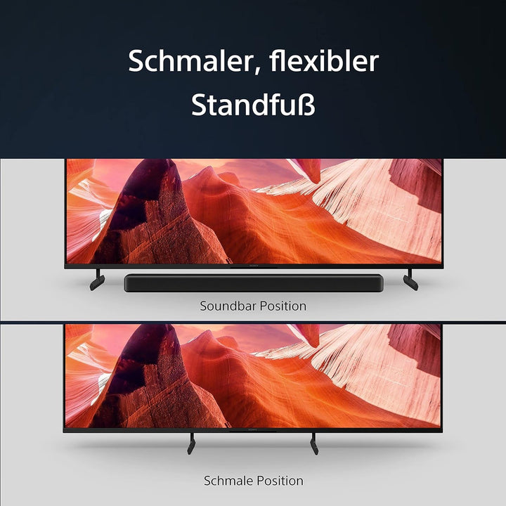 Sony BRAVIA, KD-43X80L, 43 Zoll Fernseher, LED, 4K HDR, Google TV, Smart TV, Works with Alexa, BRAVIA CORE, TRILUMINOS PRO, HDMI 2.1, Gaming-Menü Mit ALLM