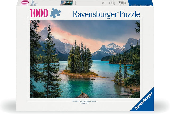 Ravensburger Puzzle 12000754 - Canada, Maligne Lake - puzzle jigsaw de 1000 de piese pentru adulți și copii de peste 14 ani