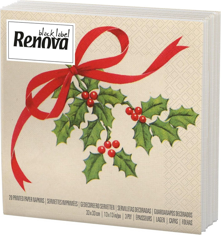 Șervețele Renova de Crăciun - 20 de șervețele de hârtie