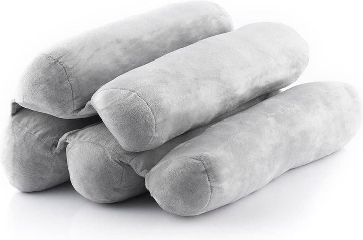 Innovagoods® Pernă ergonomică multifuncțională cu tub cu 5 module, pliabilă, robustă și durabilă, design catifelat, material bumbac/Pp, ideală pentru birou, casă, teleworking, mașină.