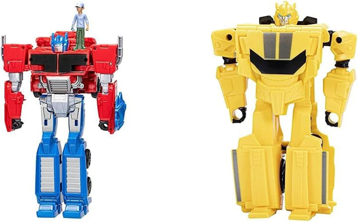 Transformers Earthspark Spin Changer Optimus Prime figurină (20 cm) cu Robby Malto figurină (5 cm), de la 6