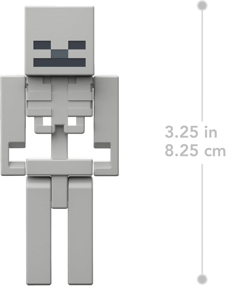 Mattel Minecraft Aprox. 8 cm Action Figure 2-Pack cu 2 figuri și 2 accesorii, figură de colecție ca cadou HLB29