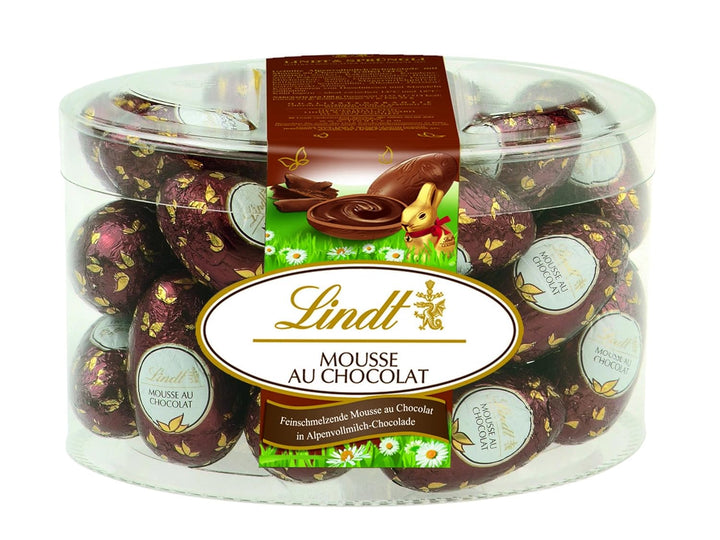 Lindt Schokolade Mousse Au Chocolate Eier | 450 G | Vollmilch Schokolade Gefüllt Mit Feinschmelzender Mousse Au Chocolat | Oster Schokolade | Schokoladengeschenk | Ostereier | Schokoeier