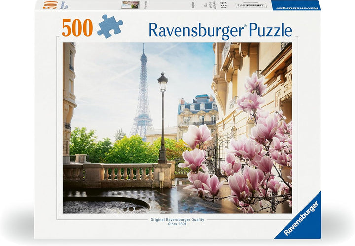 Ravensburger Puzzle 12000366 - Primăvara la Paris - puzzle jigsaw de 500 de piese pentru adulți și copii de peste 12 ani