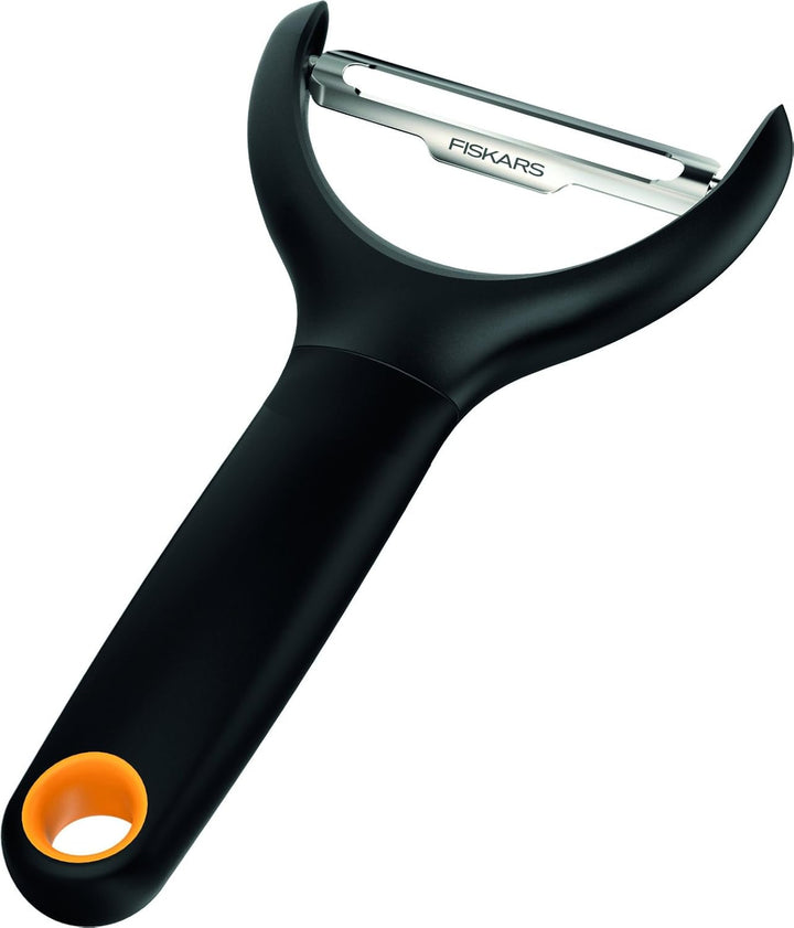 Fiskars Peeler cu lamă mobilă, lungime: 18 cm, oțel/plastic