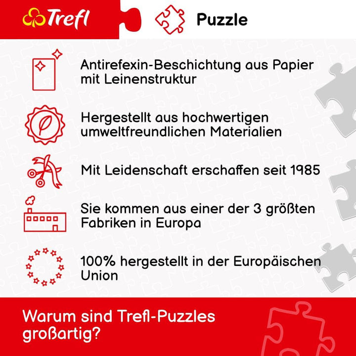 Trefl - Puzzle 2In1: Relaxare de vară - 2 X 500 piese - Set de două puzzle-uri, DIY, Divertisment creativ, Pentru adulți și copii de 10 ani și peste