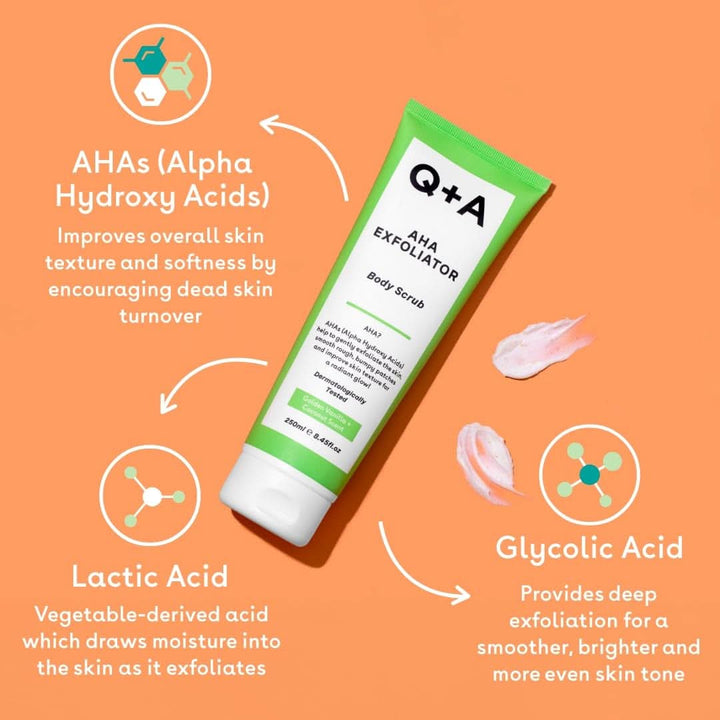 AHA peeling body scrub, 250 ml